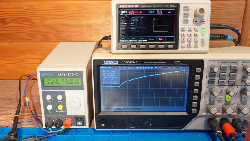 Осциллограф для измерения параметров системы