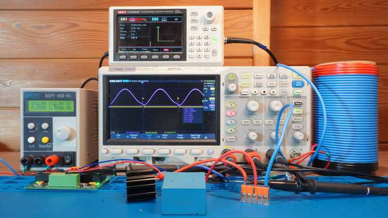 Осциллограмма резонанса.